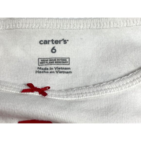 Carters & DKNY Girls Long-Sleeve Shirts Size 6 Cotton Blend Graphic Tops Set Of - Picture 4 of 11